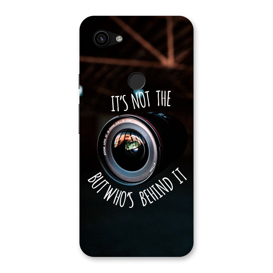 Camera Quote Back Case for Google Pixel 3a XL