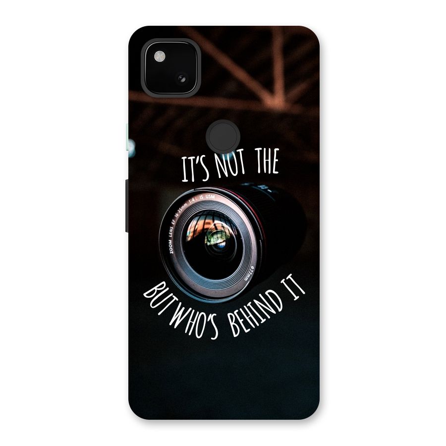 Camera Quote Back Case for Google Pixel 4a