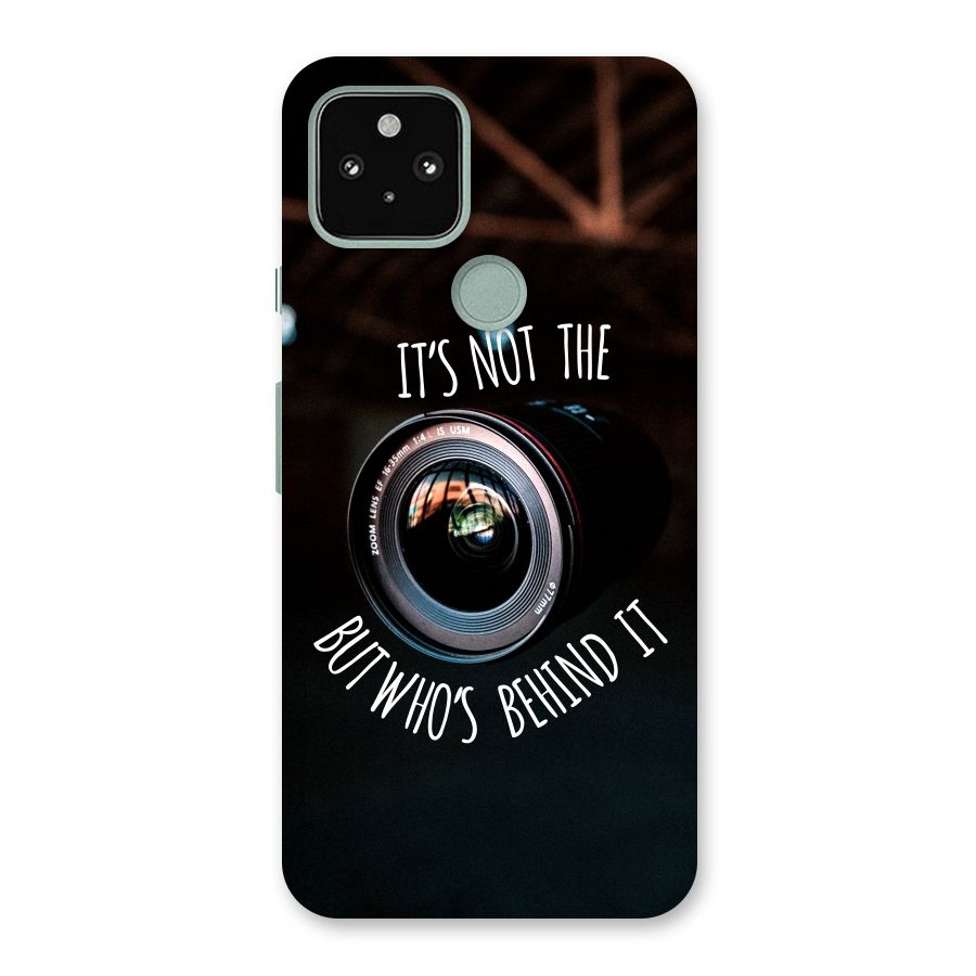 Camera Quote Back Case for Google Pixel 5