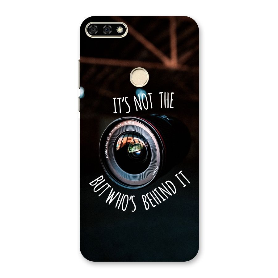 Camera Quote Back Case for Honor 7A