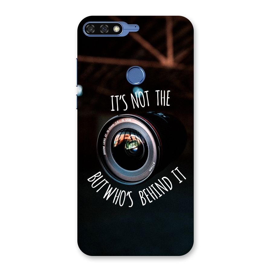 Camera Quote Back Case for Honor 7C
