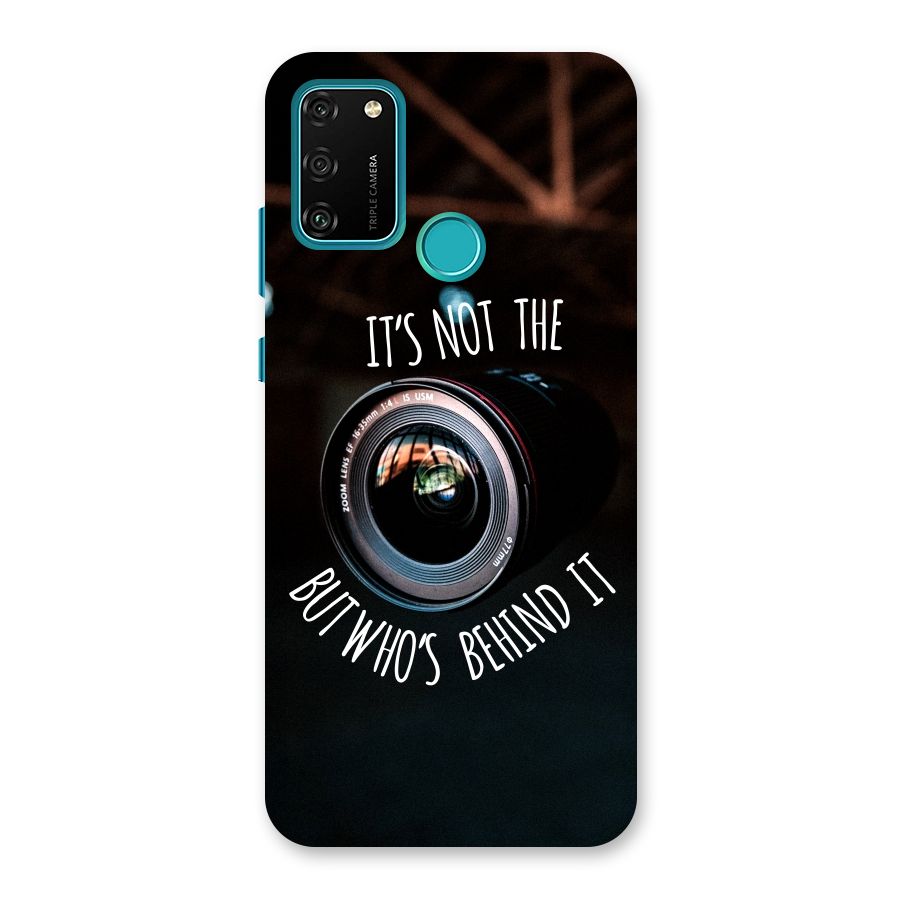 Camera Quote Back Case for Honor 9A