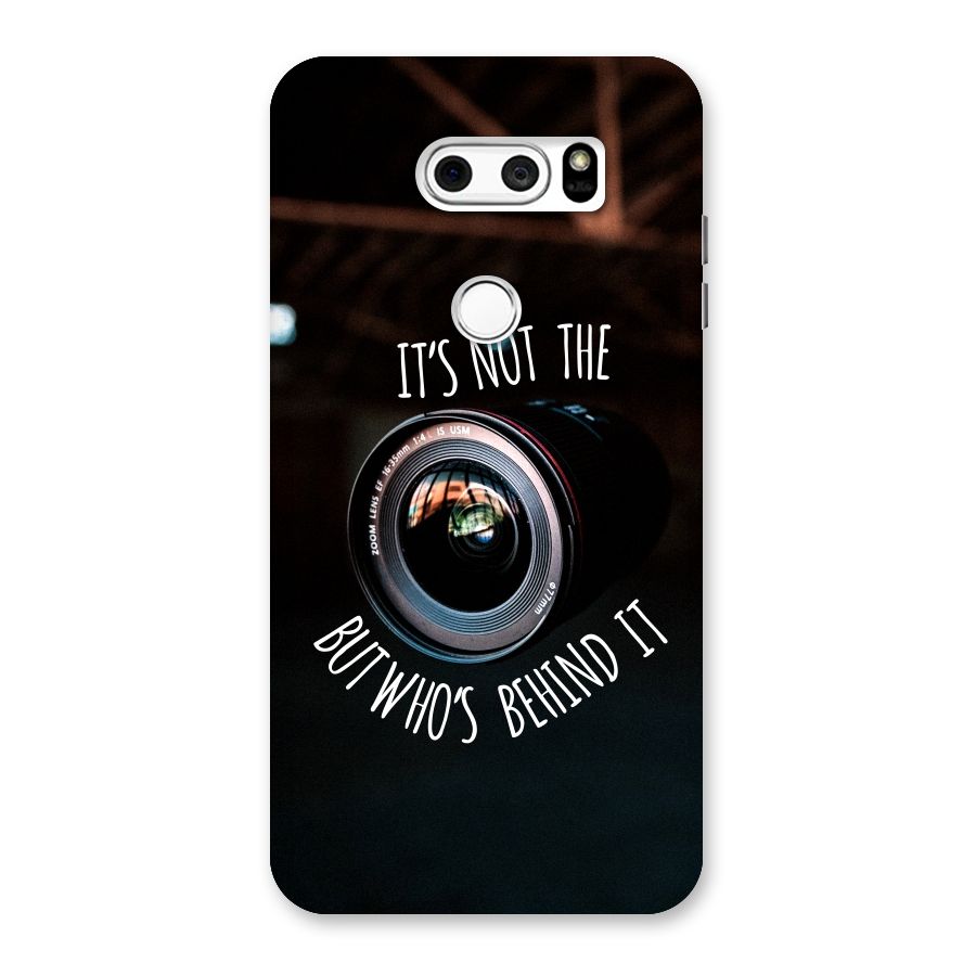 Camera Quote Back Case for LG V30