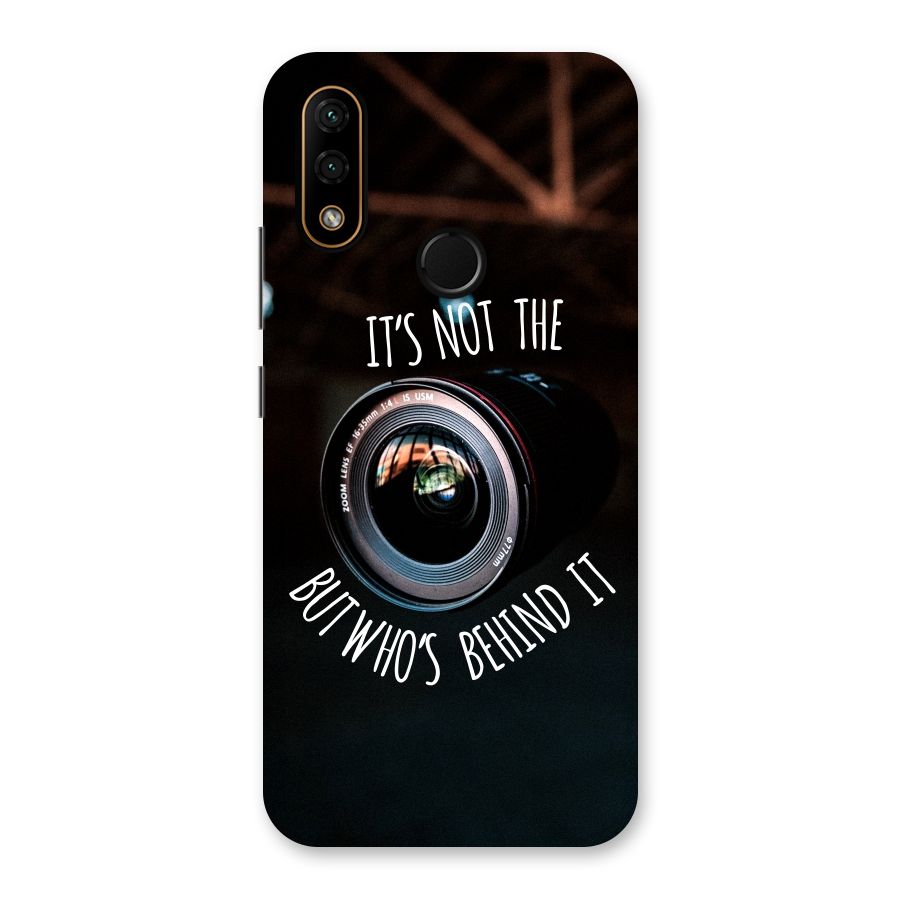 Camera Quote Back Case for Lenovo A6 Note