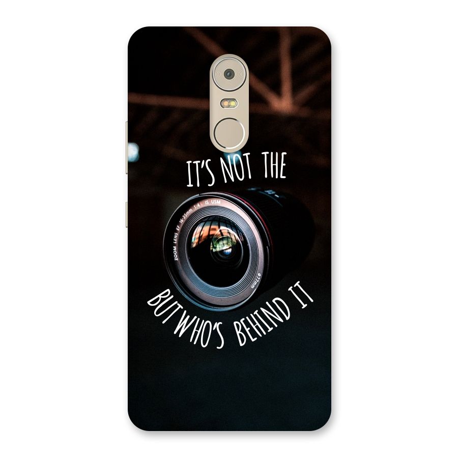 Camera Quote Back Case for Lenovo K6 Note