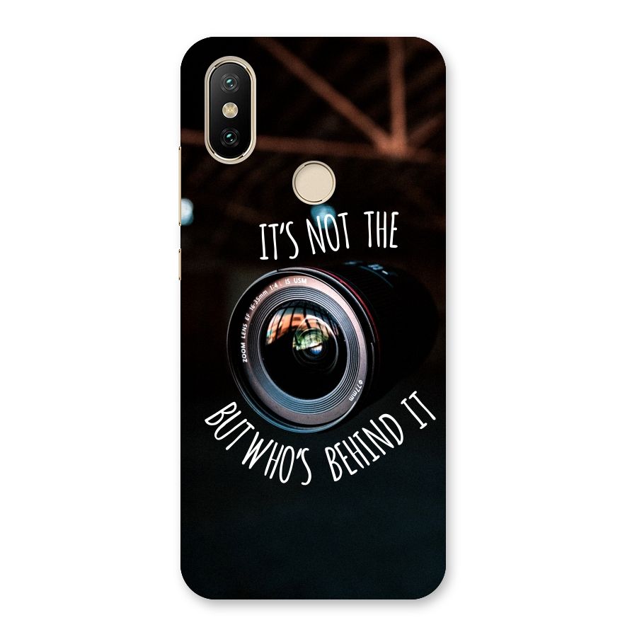 Camera Quote Back Case for Mi A2
