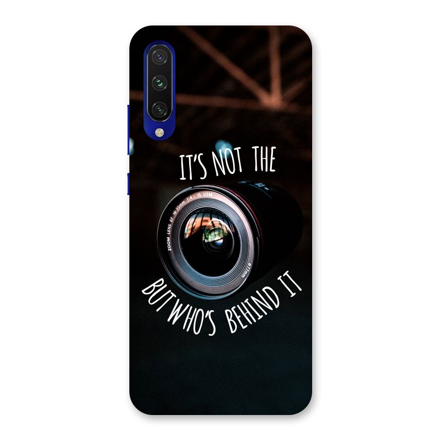 Camera Quote Back Case for Mi A3