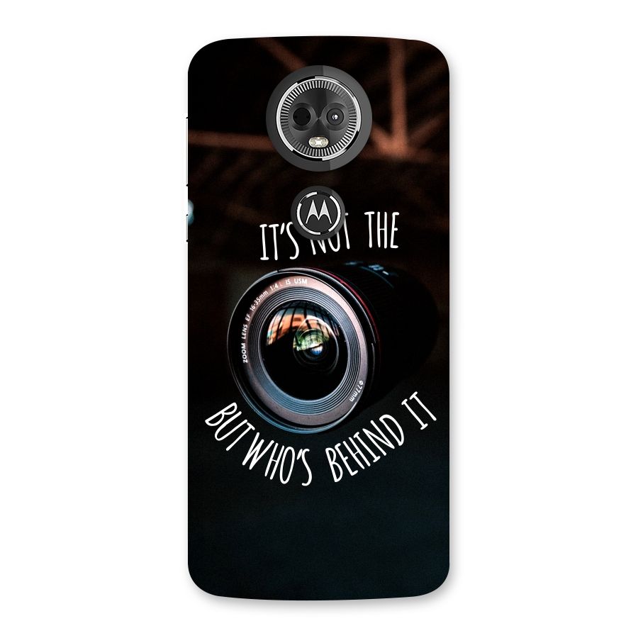 Camera Quote Back Case for Moto E5 Plus