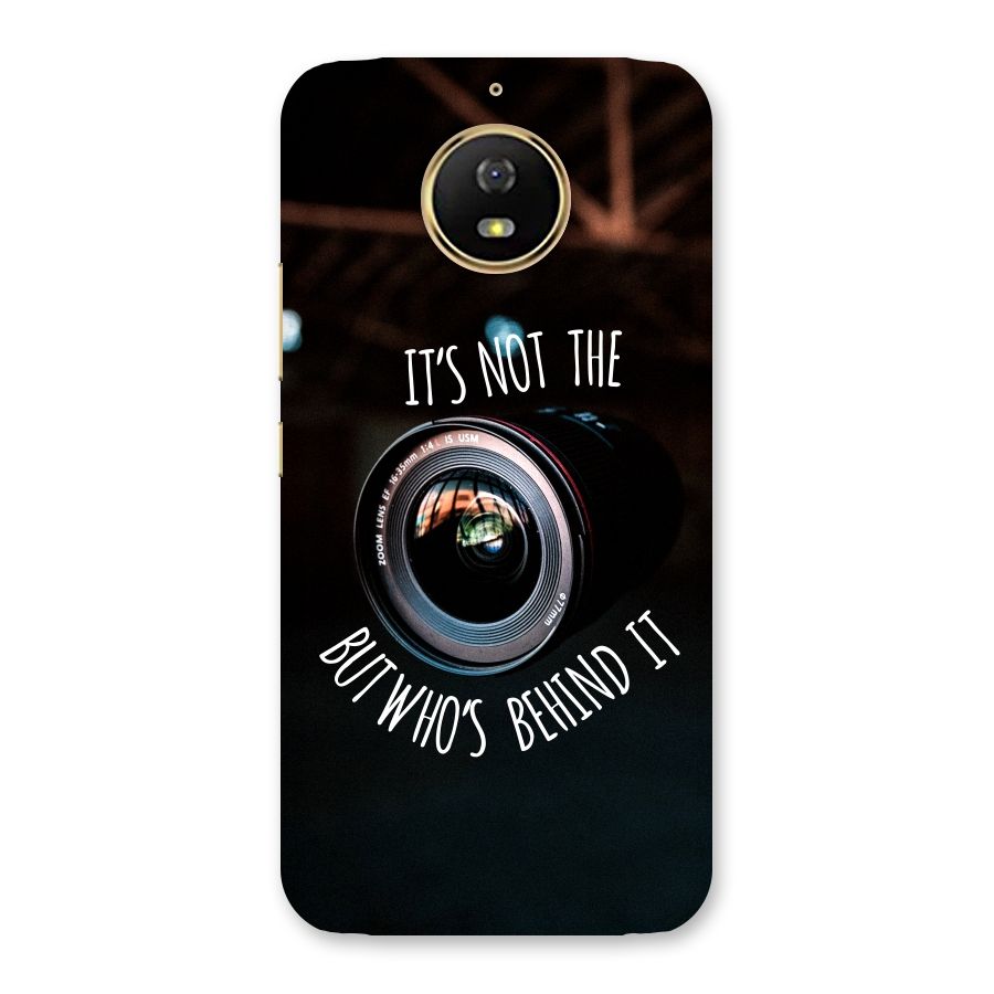Camera Quote Back Case for Moto G5s