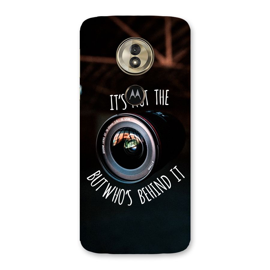 Camera Quote Back Case for Moto G6 Play