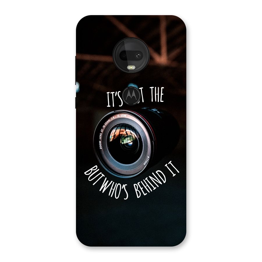 Camera Quote Back Case for Moto G7