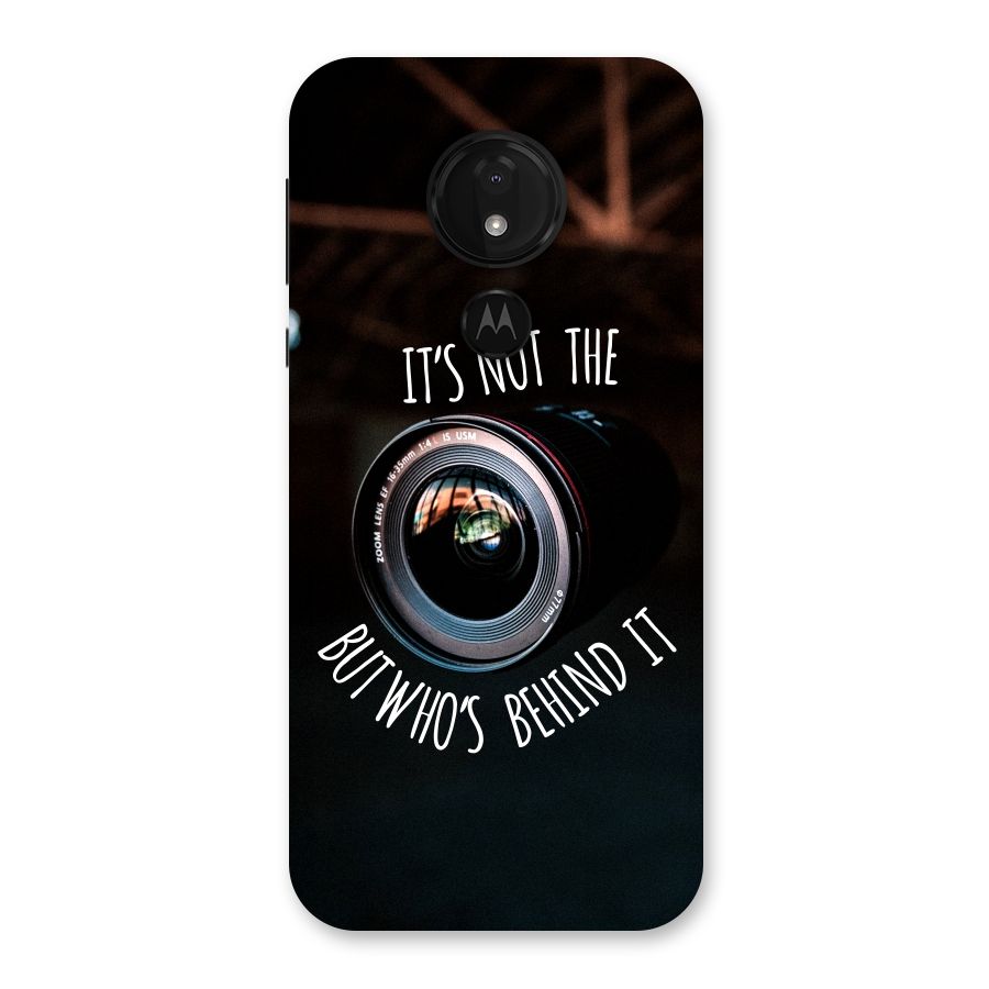 Camera Quote Back Case for Moto G7 Power