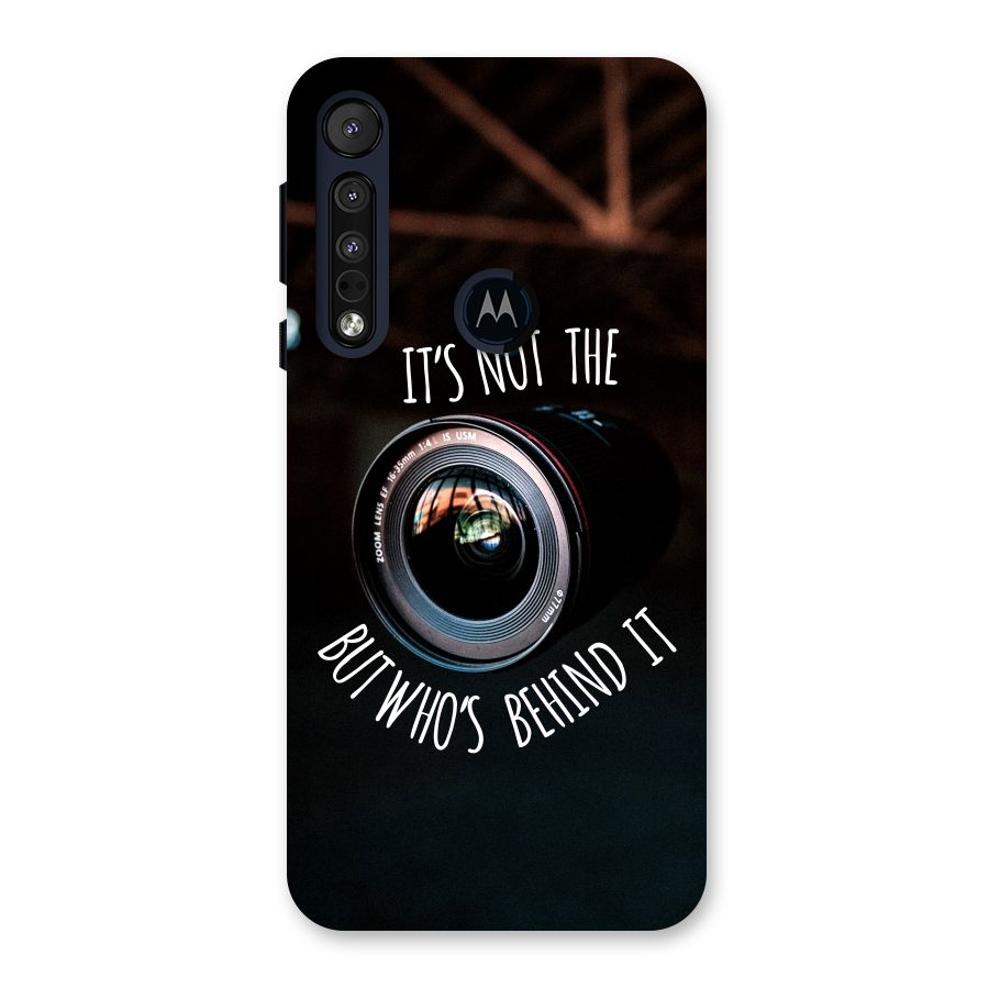 Camera Quote Back Case for Motorola One Macro