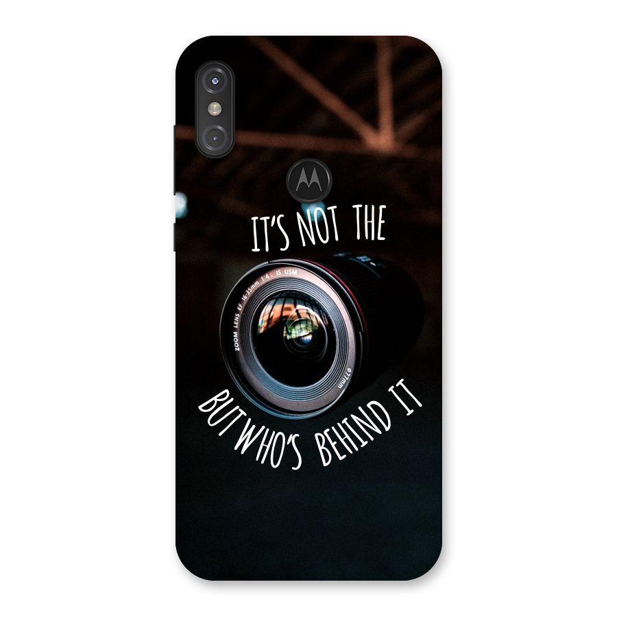 Camera Quote Back Case for Motorola One Power