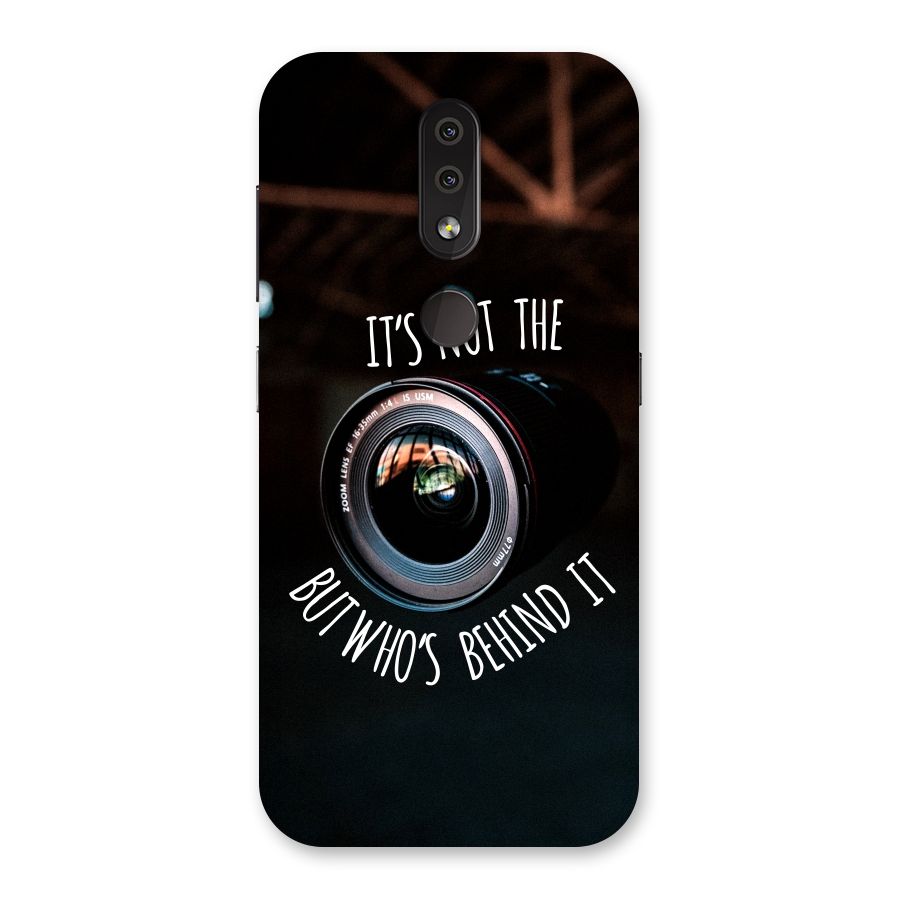 Camera Quote Back Case for Nokia 4.2
