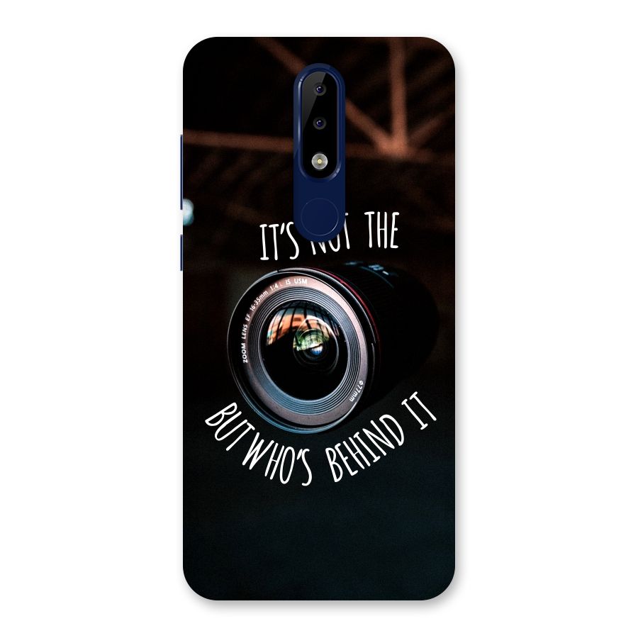 Camera Quote Back Case for Nokia 5.1 Plus