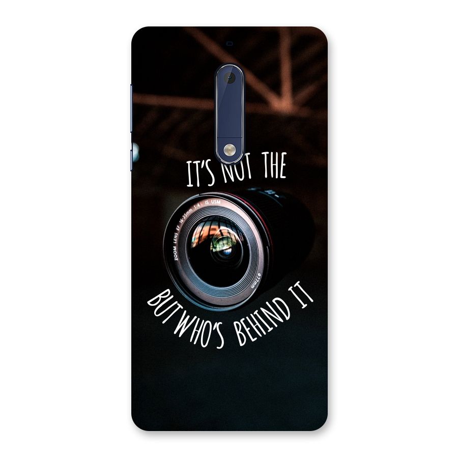 Camera Quote Back Case for Nokia 5