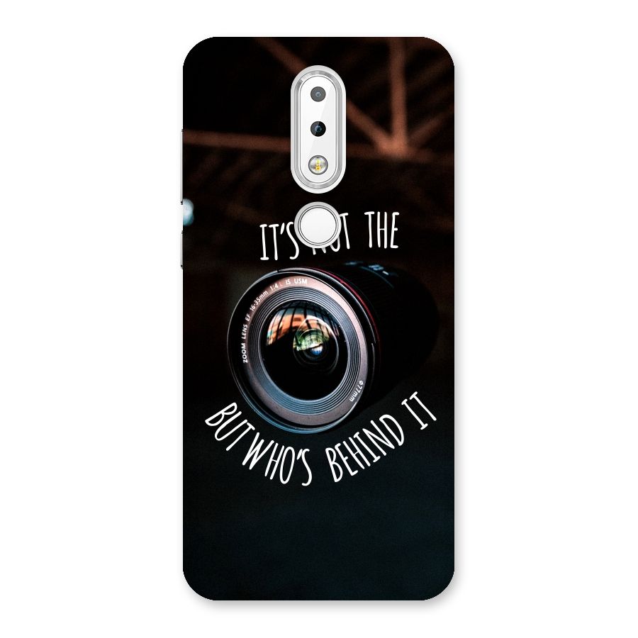 Camera Quote Back Case for Nokia 6.1 Plus