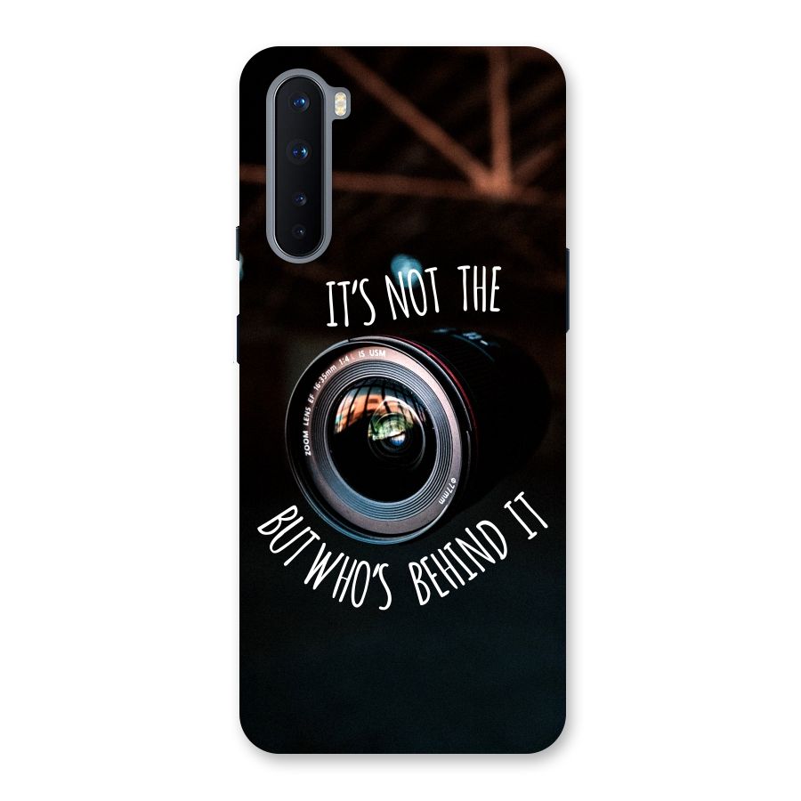 Camera Quote Back Case for OnePlus Nord