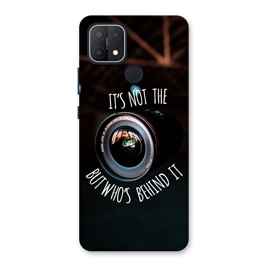 Camera Quote Back Case for Oppo A15