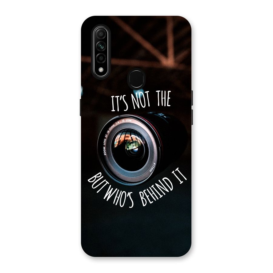 Camera Quote Back Case for Oppo A31