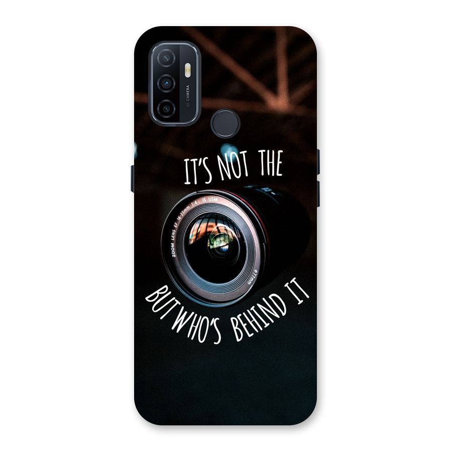 Camera Quote Back Case for Oppo A32