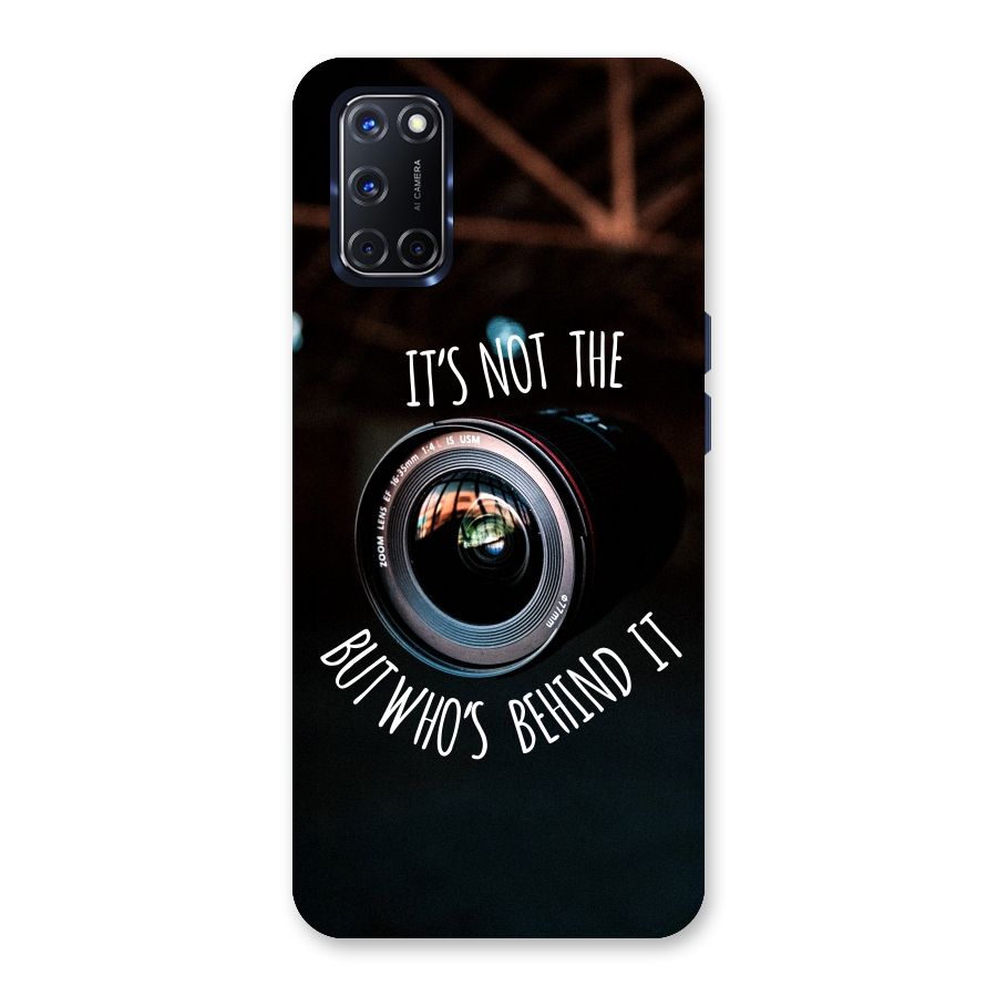 Camera Quote Back Case for Oppo A52