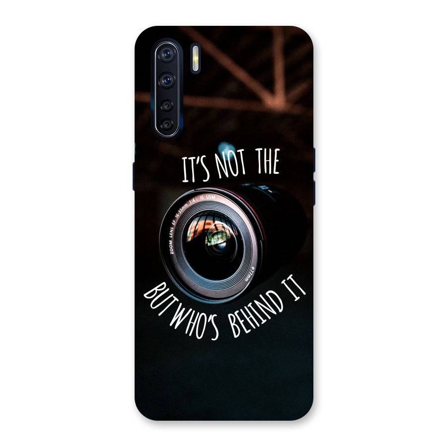 Camera Quote Back Case for Oppo F15