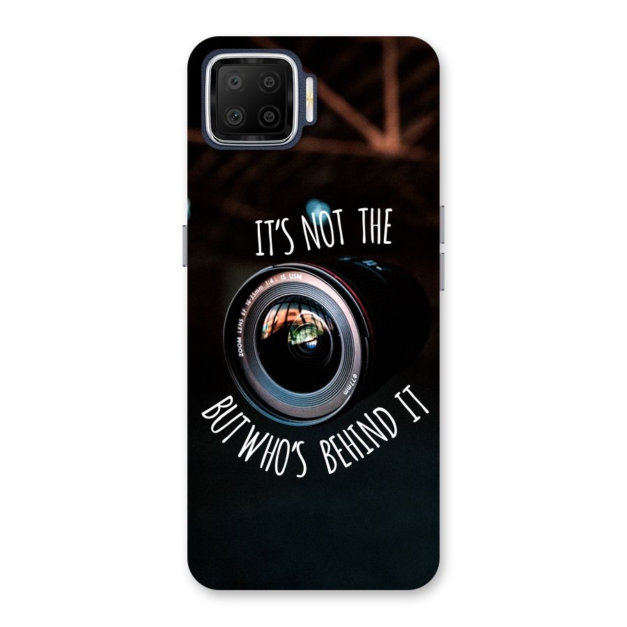 Camera Quote Back Case for Oppo F17