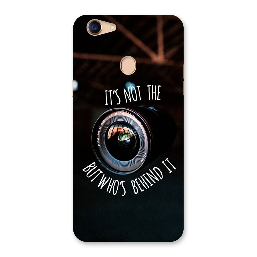 Camera Quote Back Case for Oppo F5 Youth