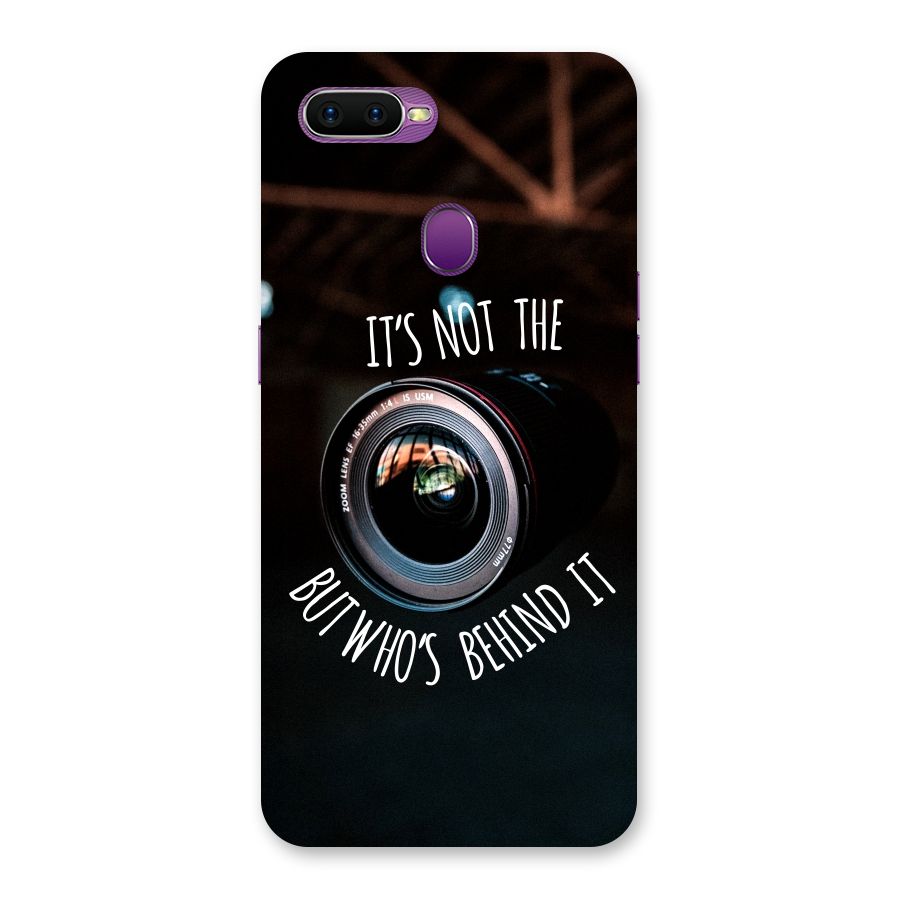 Camera Quote Back Case for Oppo F9