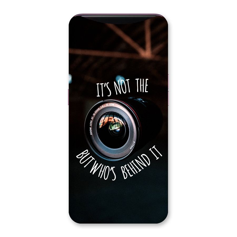Camera Quote Back Case for Oppo Find X