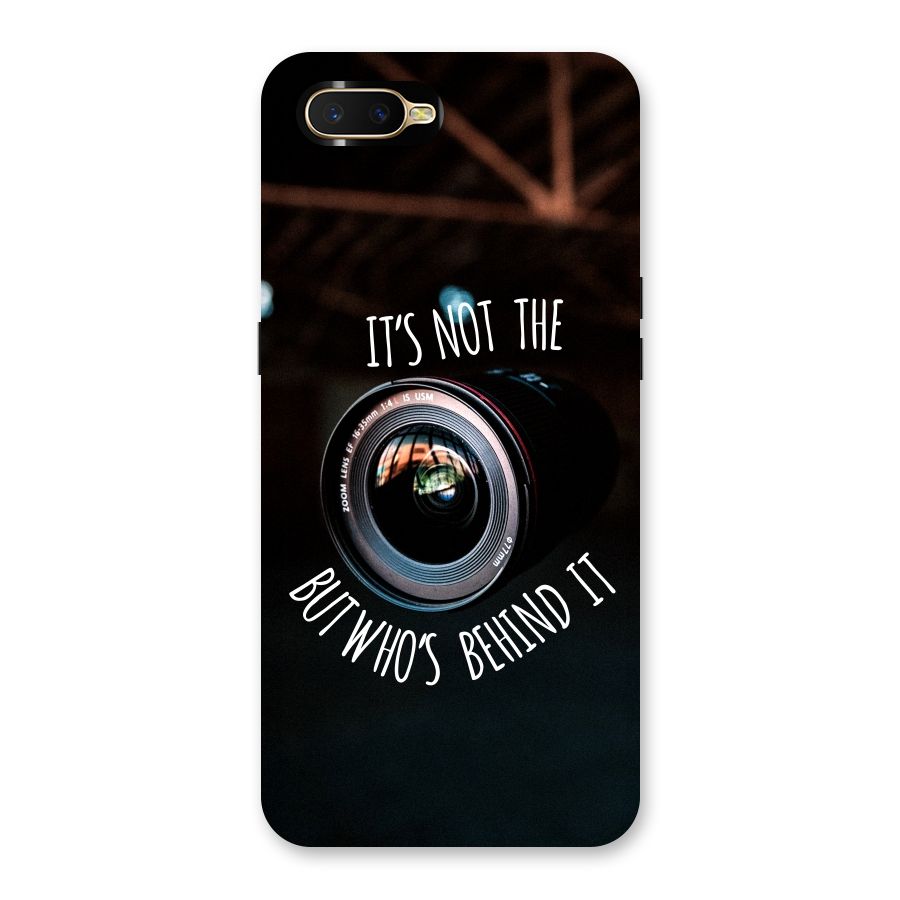 Camera Quote Back Case for Oppo K1