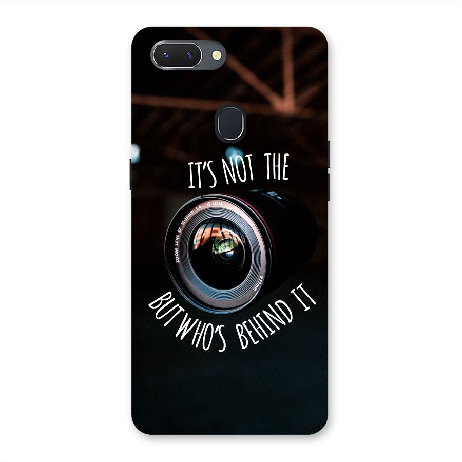 Camera Quote Back Case for Oppo Realme 2