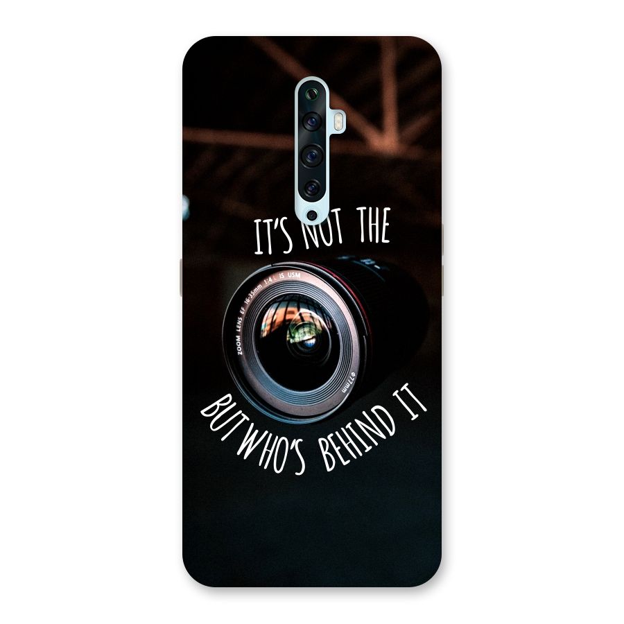 Camera Quote Back Case for Oppo Reno2 F