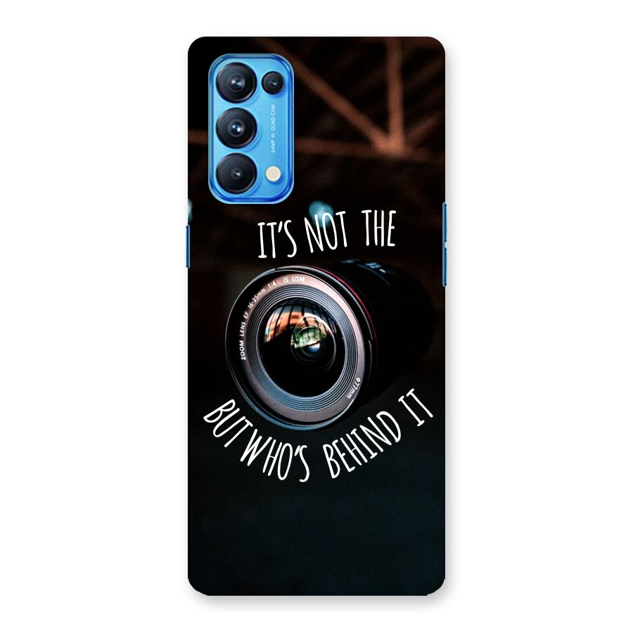 Camera Quote Back Case for Oppo Reno5 Pro 5G