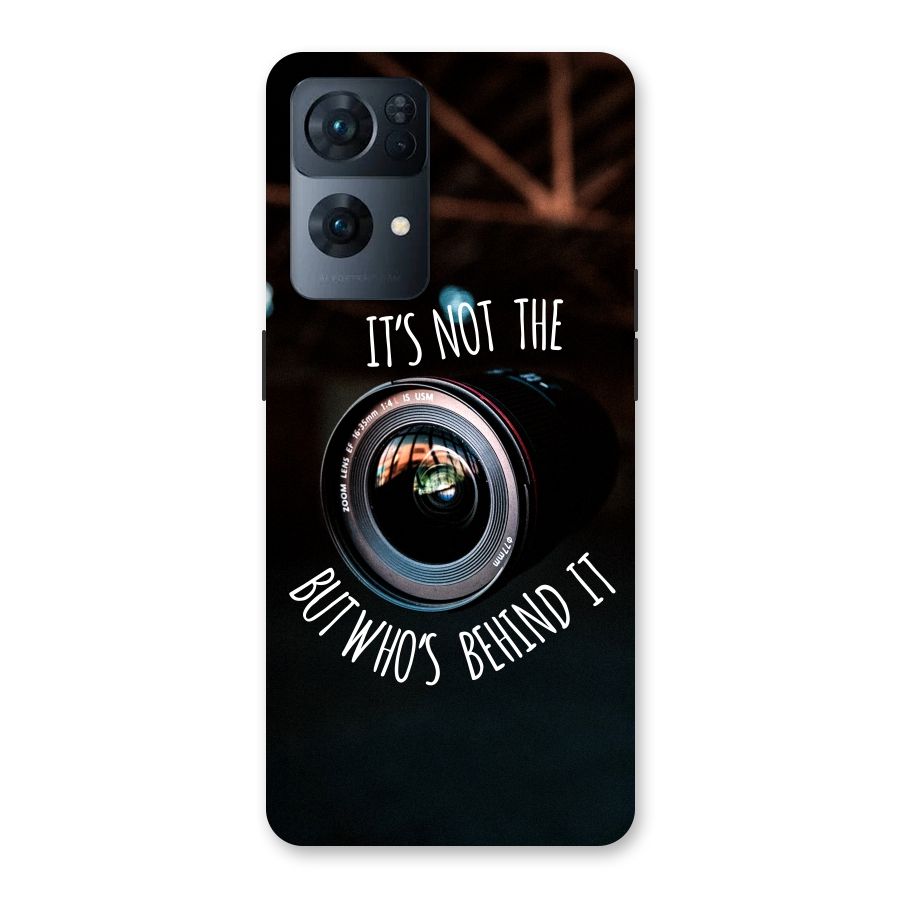 Camera Quote Back Case for Oppo Reno7 Pro 5G