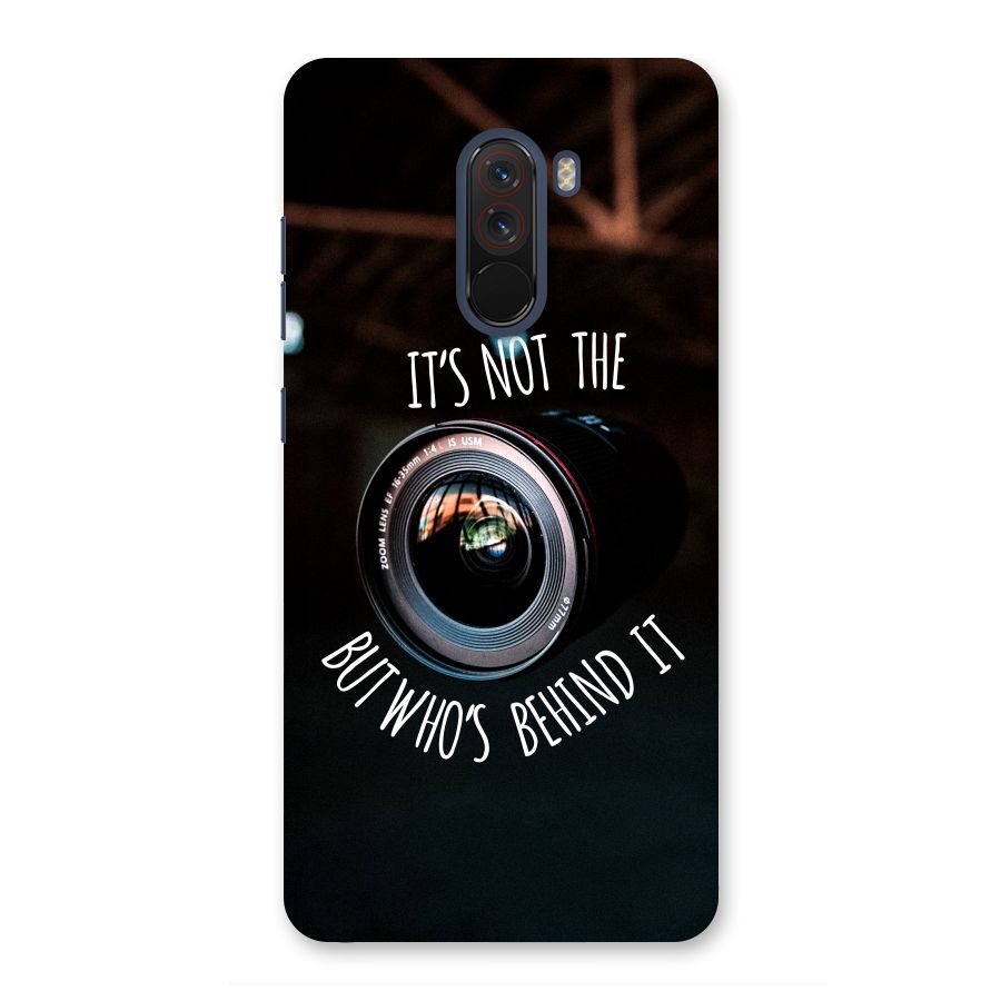 Camera Quote Back Case for Poco F1