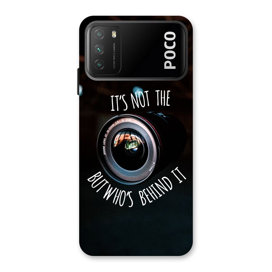 Camera Quote Back Case for Poco M3