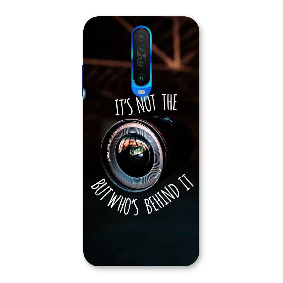 Camera Quote Back Case for Poco X2