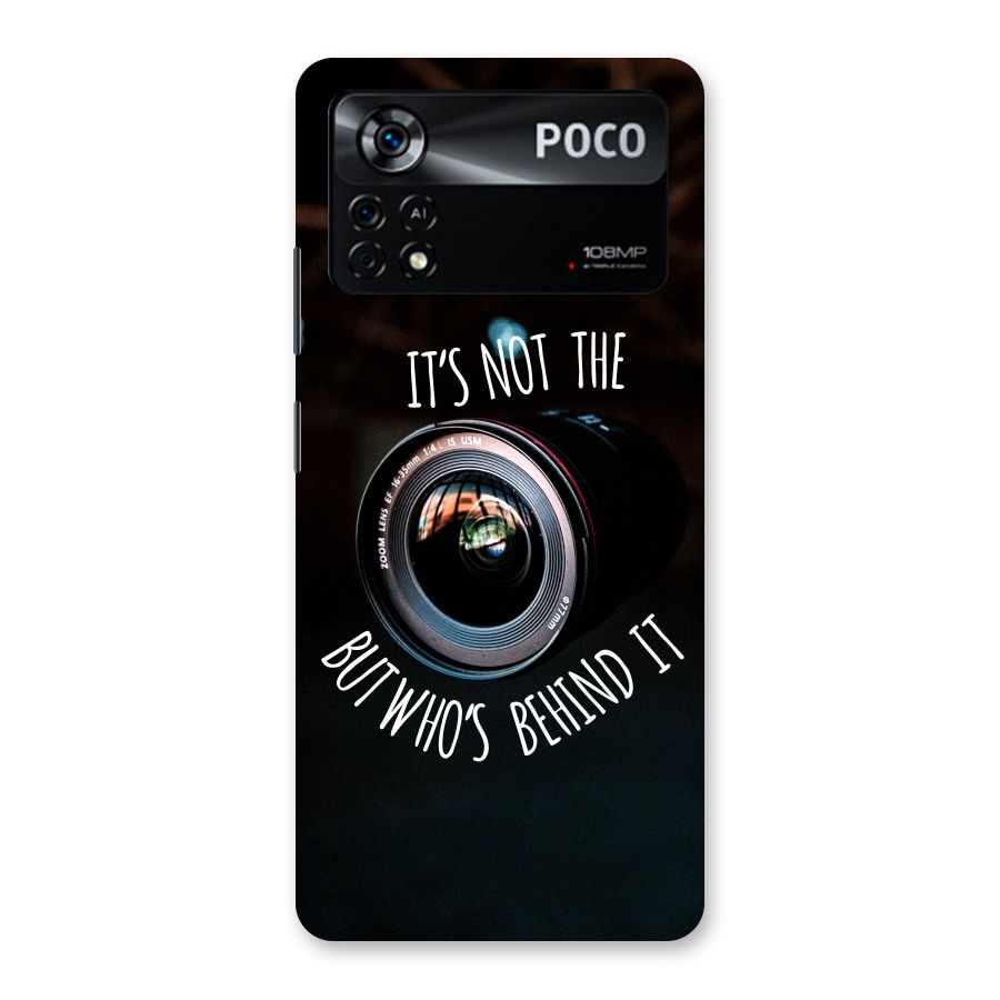 Camera Quote Back Case for Poco X4 Pro 5G