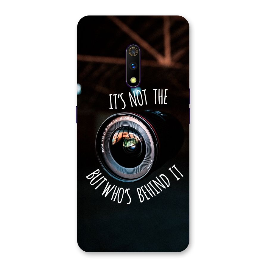 Camera Quote Back Case for Realme X