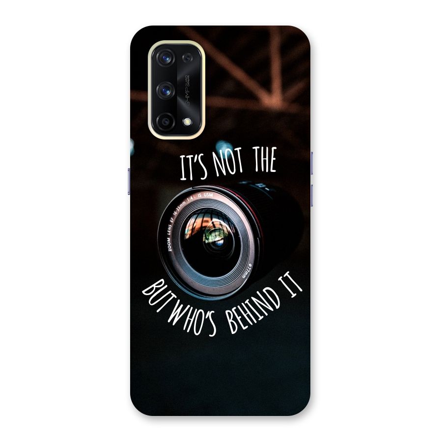 Camera Quote Glass Back Case for Realme X7 Pro