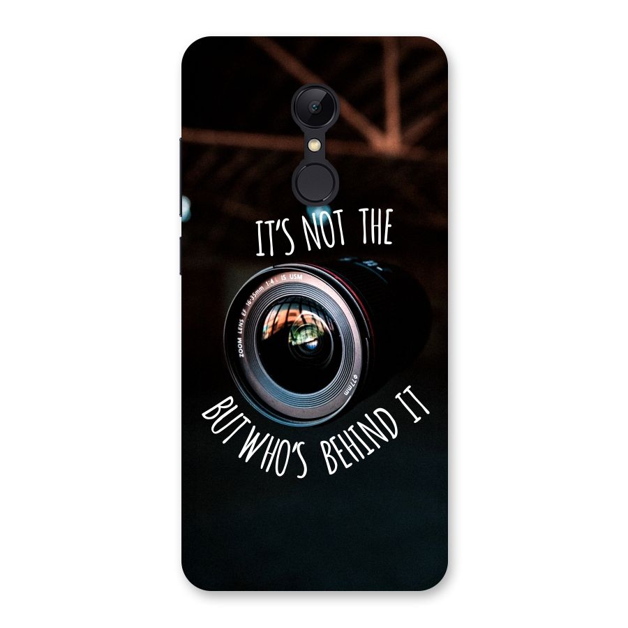 Camera Quote Back Case for Redmi 5
