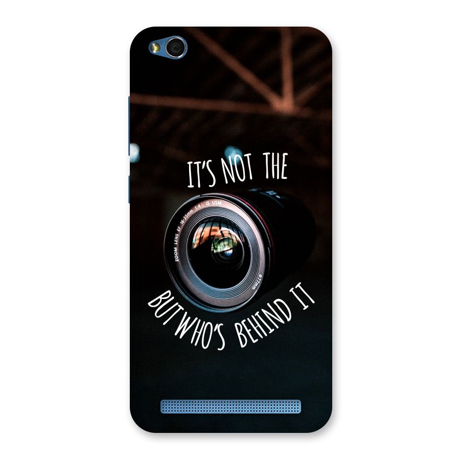 Camera Quote Back Case for Redmi 5A