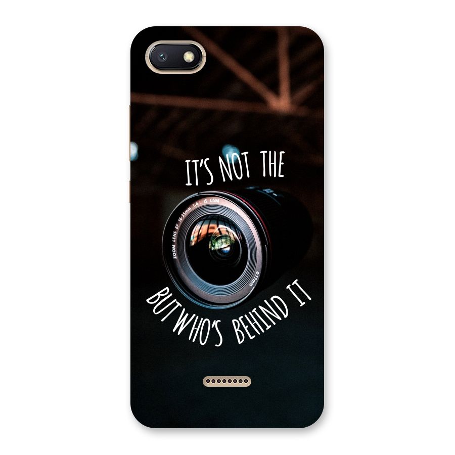Camera Quote Back Case for Redmi 6A