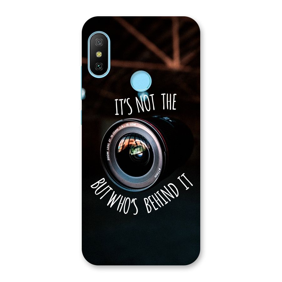 Camera Quote Back Case for Redmi 6 Pro