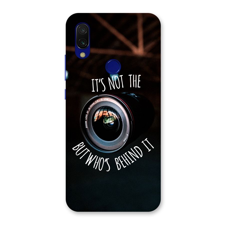Camera Quote Back Case for Redmi 7