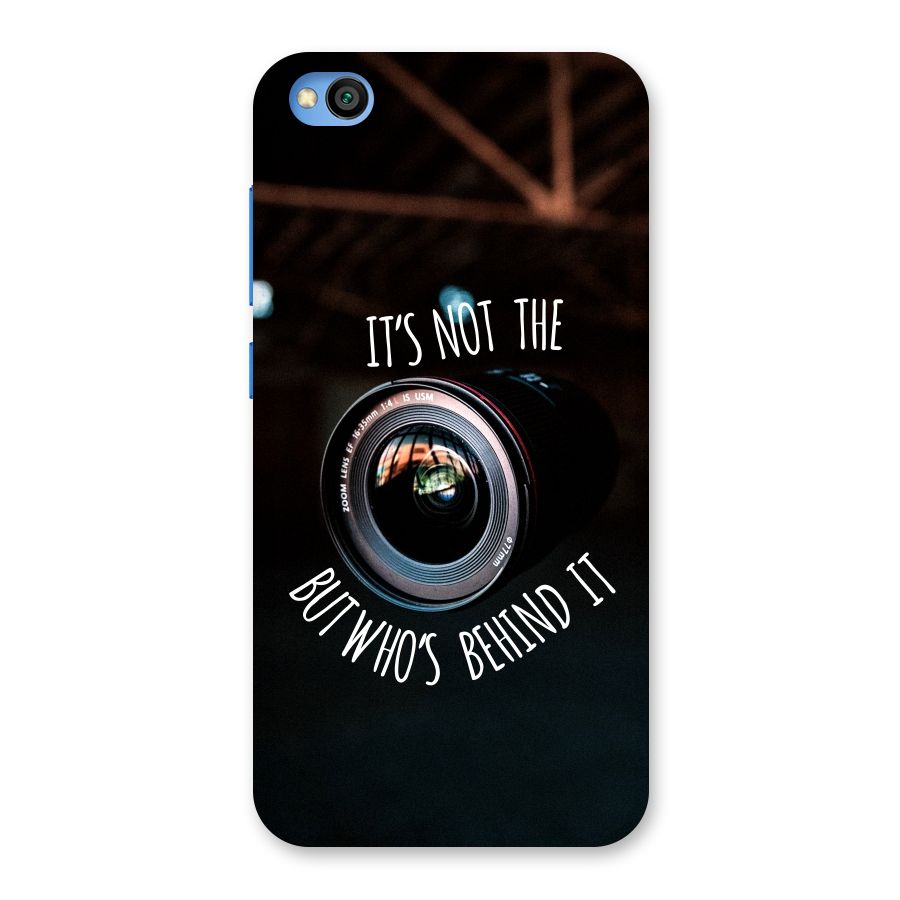 Camera Quote Back Case for Redmi Go
