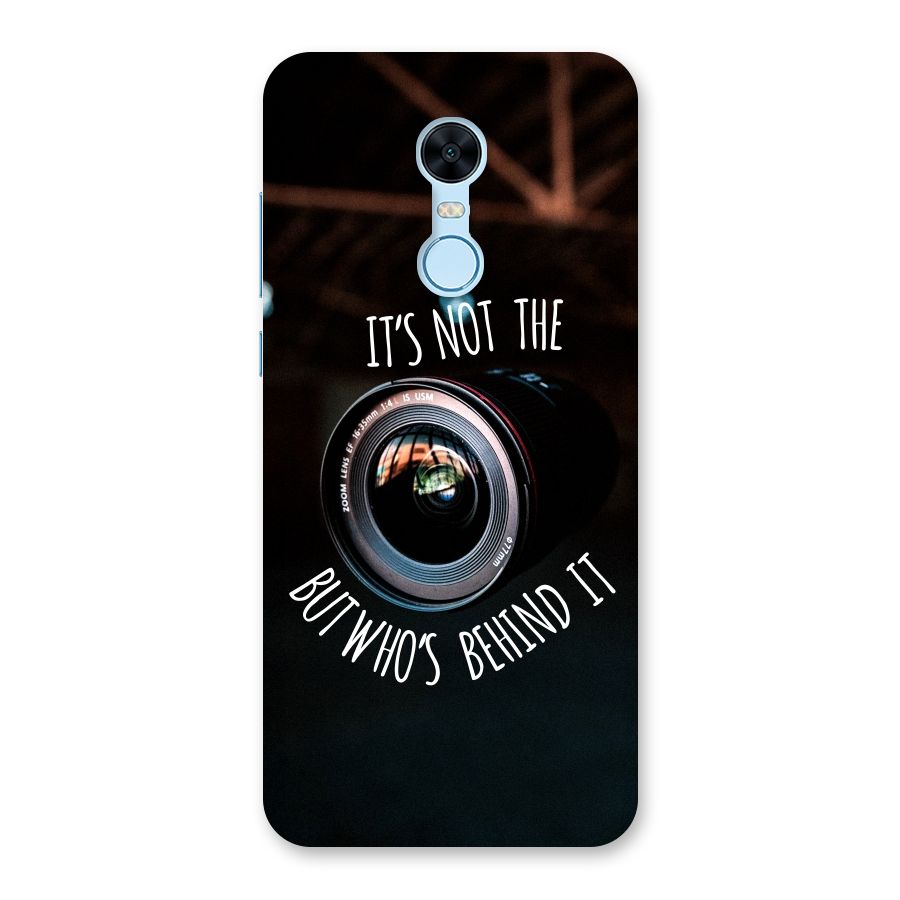 Camera Quote Back Case for Redmi Note 5